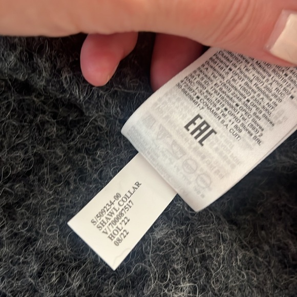 Banana Republic NWT Shawl Collar Alpaca Blend Sweater - Picture 4 of 8